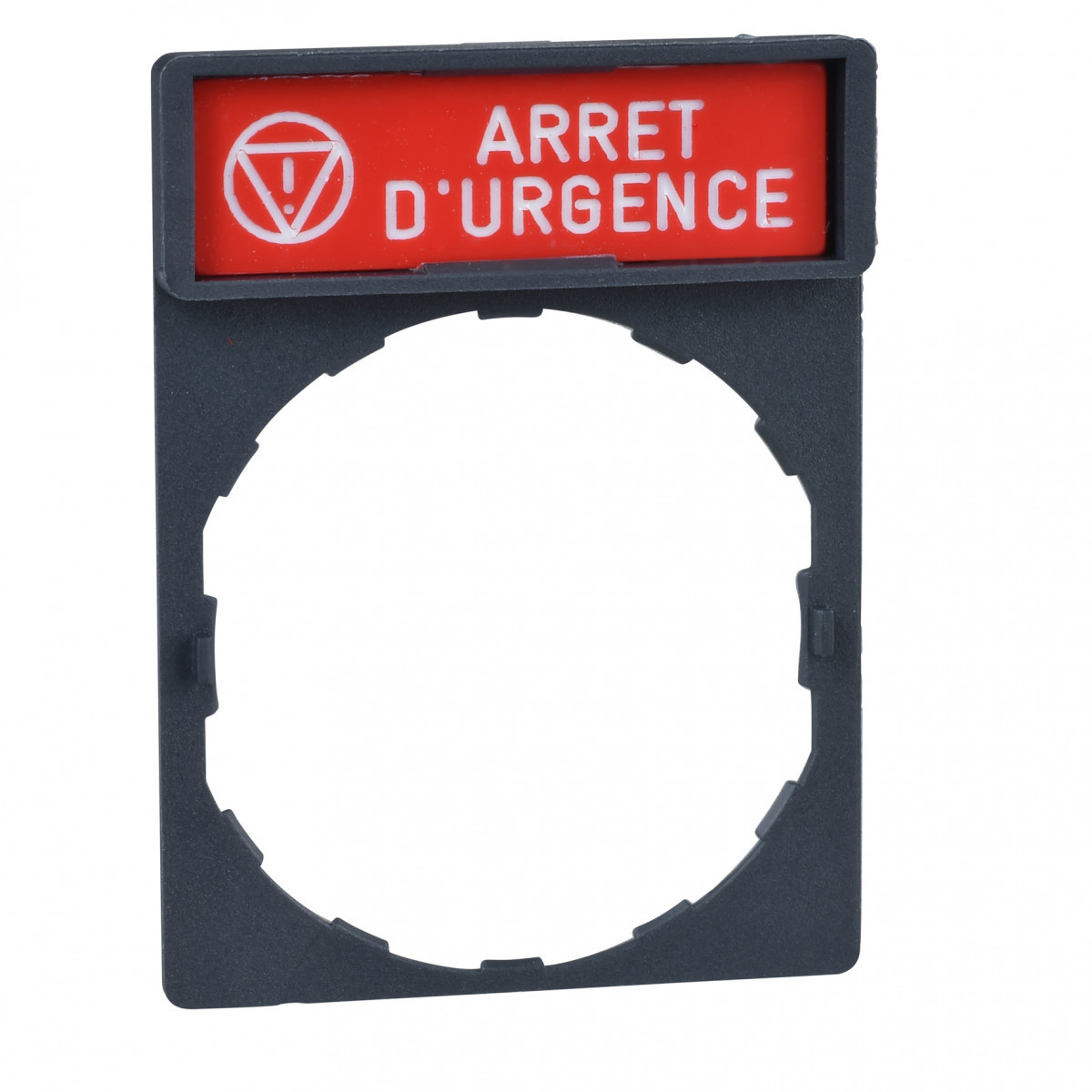 Schneider Electric etiketh.+etiket arret D urgen
