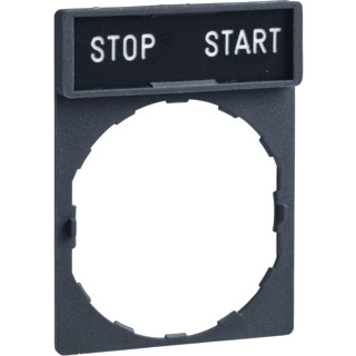 Schneider Electric etikethouder 30x40 stop-start