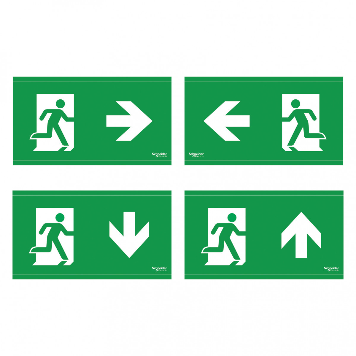 Exiway Smartbeam dicube, uitgangsignaleringskit, voor inbouw noodverli