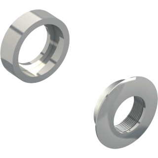 Schneider Electric fixingaccessory D18MM flush nut ST.steel