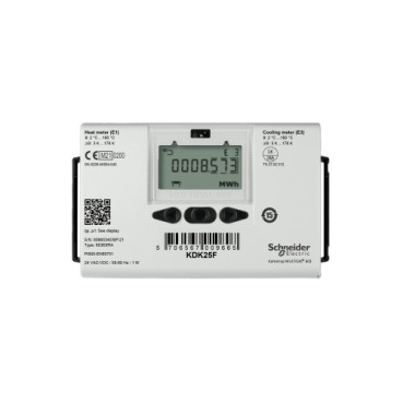 Schneider Electric Flow Meters KD-Serie verwarmings- en koelingsmeter, R1½ schroefdraad messing, 10 M