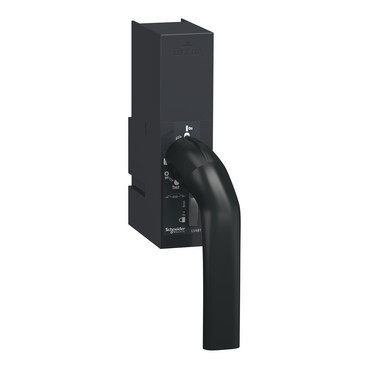 Schneider Electric FuPacT Directe Rotatiehendel vooraan, fupact GS50 tot GS160, zwarte hendel