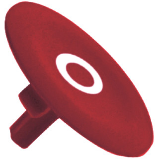 Schneider Electric gemarkeerd kapje: 0 KL.rood