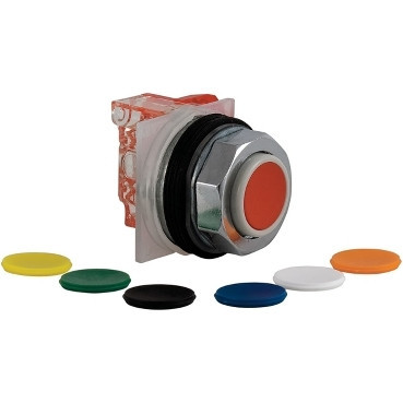 Schneider Electric Harmony 9001 K Harmony 9001K - drukknop - Ø30MM - verhoogd - terugvering - 1no - 7 KL