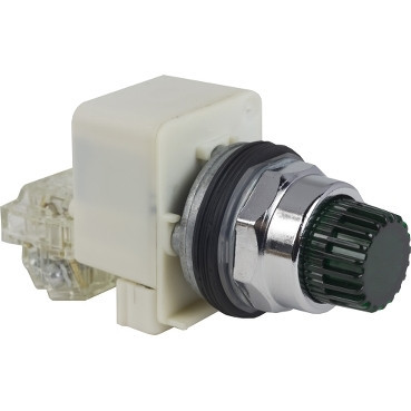 Schneider Electric Harmony 9001 K Harmony 9001K - drukknop - verlicht - 600V ac 10a - Ø30MM - groen