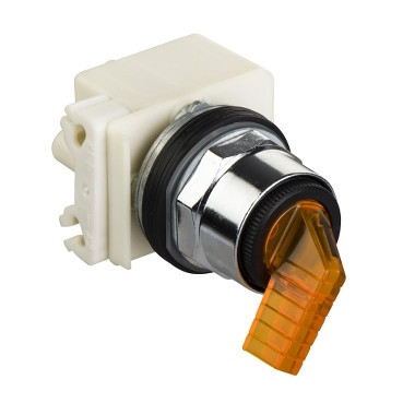 Schneider Electric Harmony 9001 K Harmony 9001K - keuzeschakelaar - verlicht - 2 standen - Ø30MM - oranj