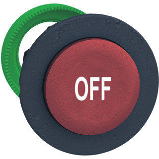 Schneider Electric kun.verz.drukkn.rood verhoogd "off"