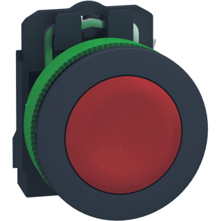 Schneider Electric kun.verz.drukknop rood 1 NC