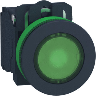 Schneider Electric kun.verz.verl.druk.groen 24vad 1no 1NC