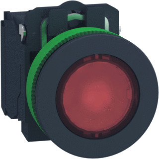 Schneider Electric kun.verz.verl.druk.rood 120vac 1no 1NC