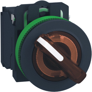 Schneider Electric kun.verz.verl.keuze.2P oranje 24vad 1no