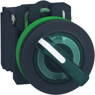 Schneider Electric kun.verz.verl.keuze.2pgroen 230vac 1no1