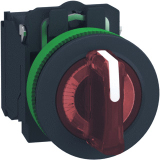 Schneider Electric kun.verz.verl.keuze.3P rood 230vac 1no1