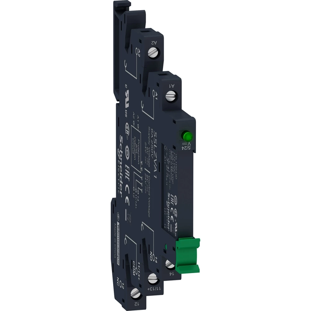 Schneider Electric Harmony Solid State Relays Solid State relay pre assembled, 0.1 A, DC switching, screw sockets, I