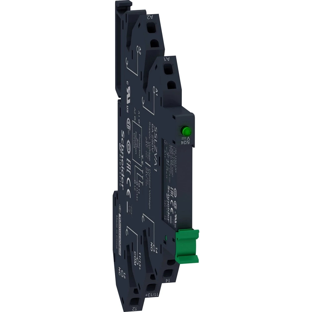 Schneider Electric Harmony Solid State Relays Solid State relay pre assembled, 3.5 A, DC switching, spring sockets,
