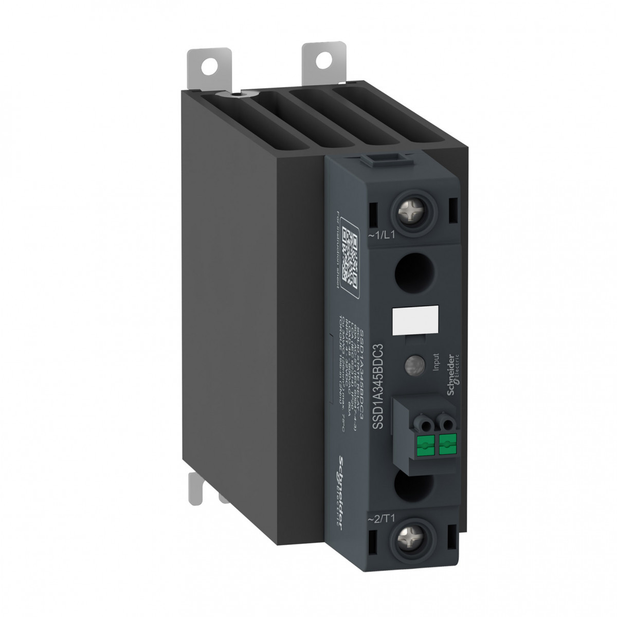 Schneider Electric Harmony Solid State Relays Solid State relay-din rail, 1phase, 48-600vac output, 4-32VDC control,