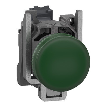 Schneider Electric Harmony XB4 Controlelampje, harmony XB4, metaal, groen, 22MM, universele led, effe