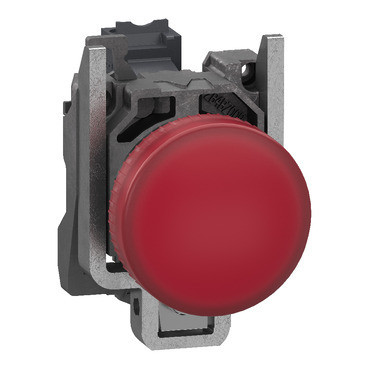 Schneider Electric Harmony XB4 Controlelampje, harmony XB4, metaal, rood, 22MM, universele led, effen