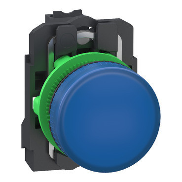 Schneider Electric Harmony XB5 Controlelampje, harmony XB5, grijs plastic, blauw, 22MM, universele le