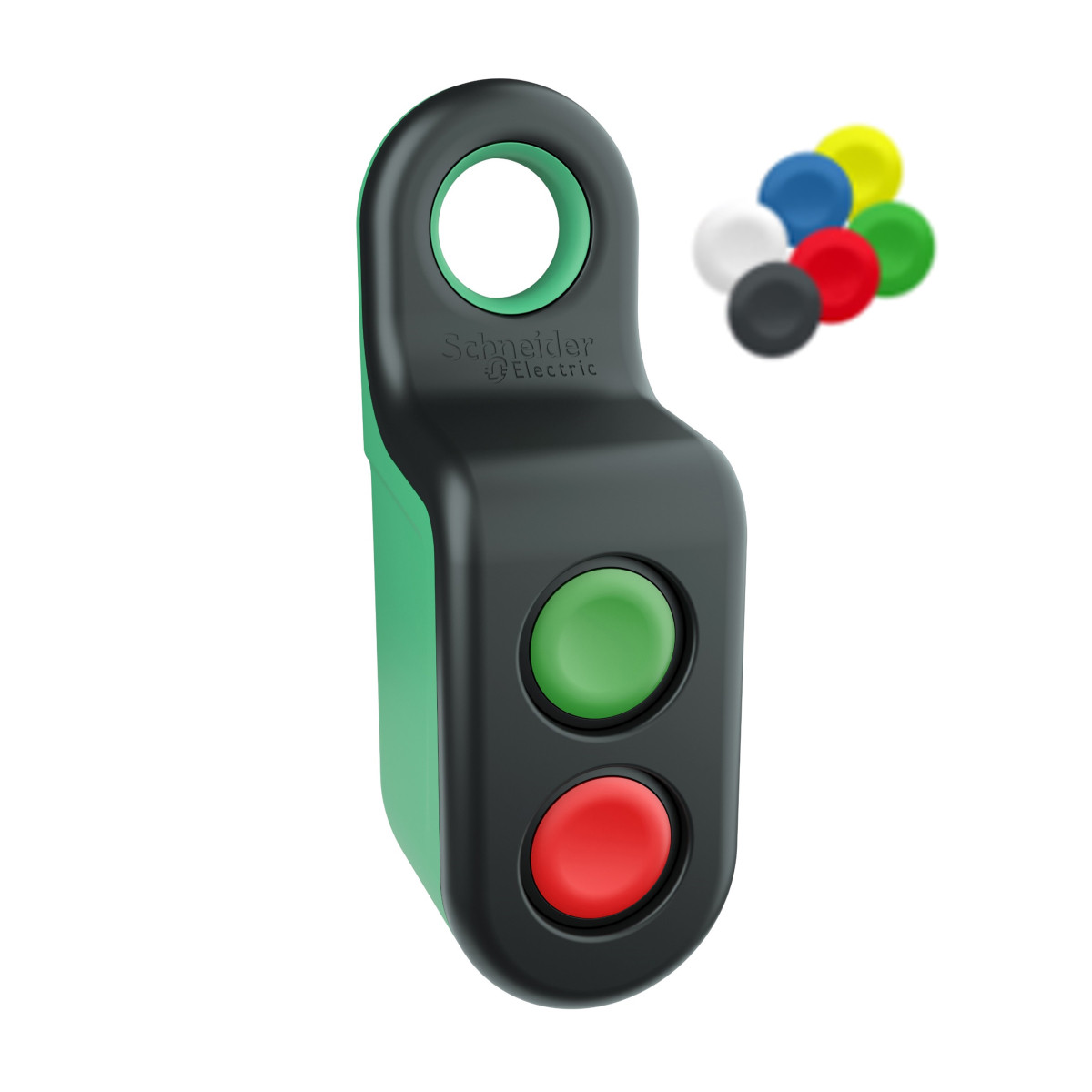 Schneider Electric Harmony Wireless Push buttons & Eco Harmony XB5R, draadloos drukknopkastje met 1 zender dubbele actie en 1