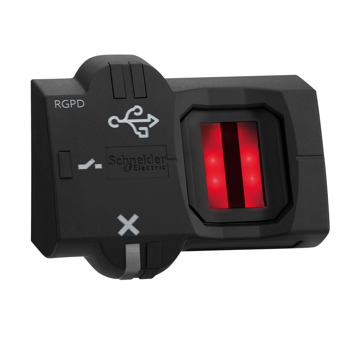 Schneider Electric Harmony XB5S Biometric Switch bistable RGPD, plastic, Ø22, usb, connection BY 2M ca