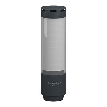 Schneider Electric Harmony XVTS Slimme Signaalkolom XVTS Ø70MM, 9 segmenten, io-link, met audio, donke