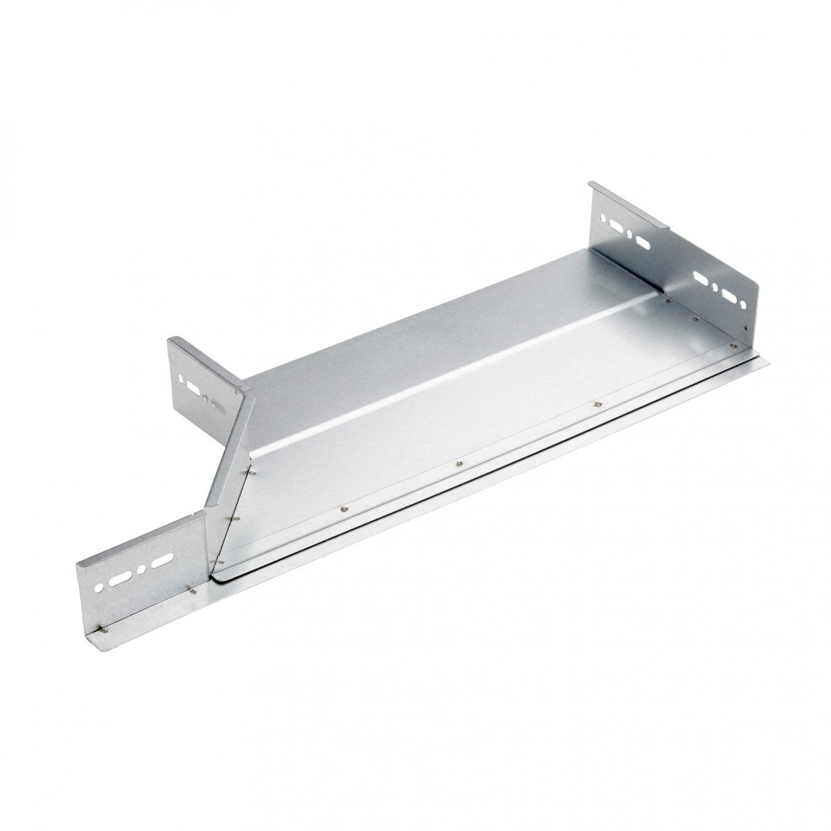 Stago Aftakstuk kabelgoot 400x60mm ral9010 staal