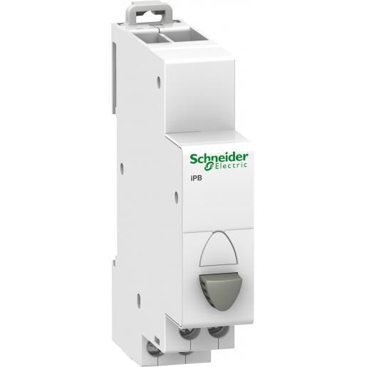 Schneider Electric ibp drukknop grijs 1M