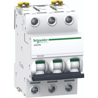 Schneider Electric acti 9 installatieautomaat overig karakteristiek 6,3a 3P 3 beveiligd 3te