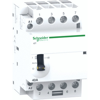 Schneider Electric ict magneetschakelaar 4P 4M 40a hand 24