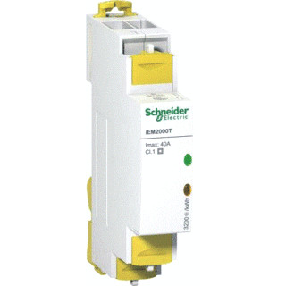 Schneider Electric energie meter 40a pulse geen display