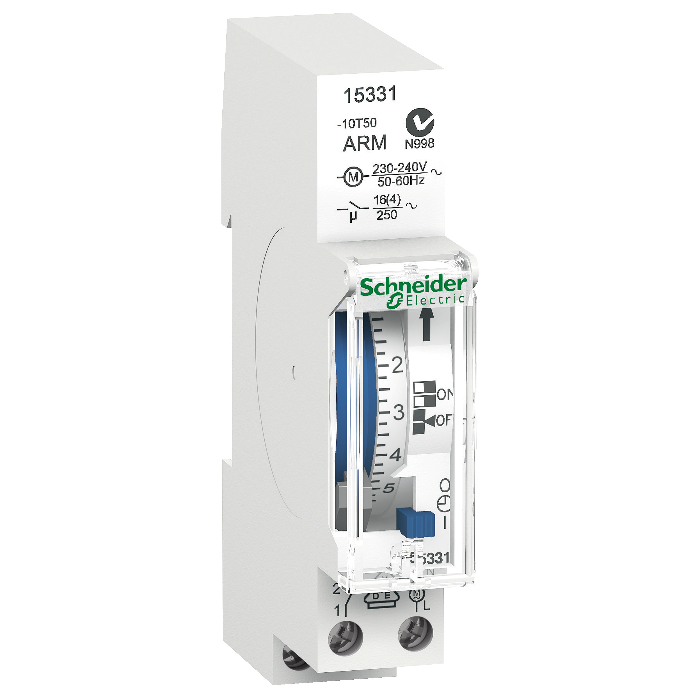 Schneider Electric IH Acti 9 - ihh - mechanical time switch - 7 days - 100 H memory