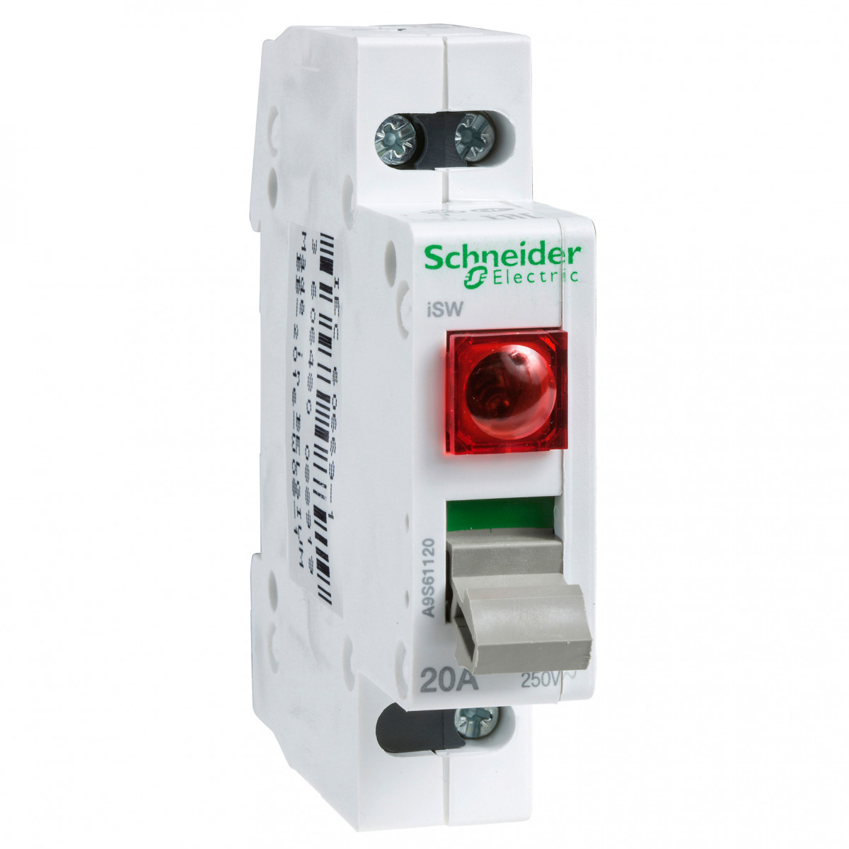 Schneider Electric ii lastschakelaar 1P 32a met siign.lamp
