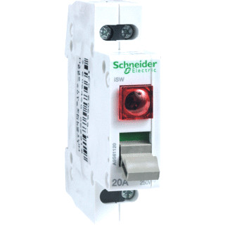 Schneider Electric ii lastschakelaar 2P 20a met siign.lamp