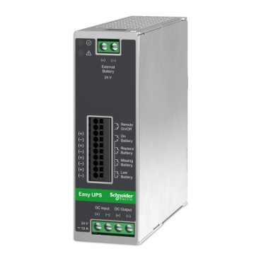 Schneider Electric Industrial UPS Easy Ups controlemodule, 24V DC-DC, din-rail, industrieel, 10a