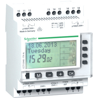 Merten Ita 4C multifuntionele tijdschakelaar 4K