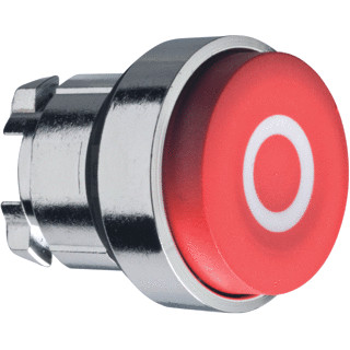 Schneider Electric kop drukknop rood "o"