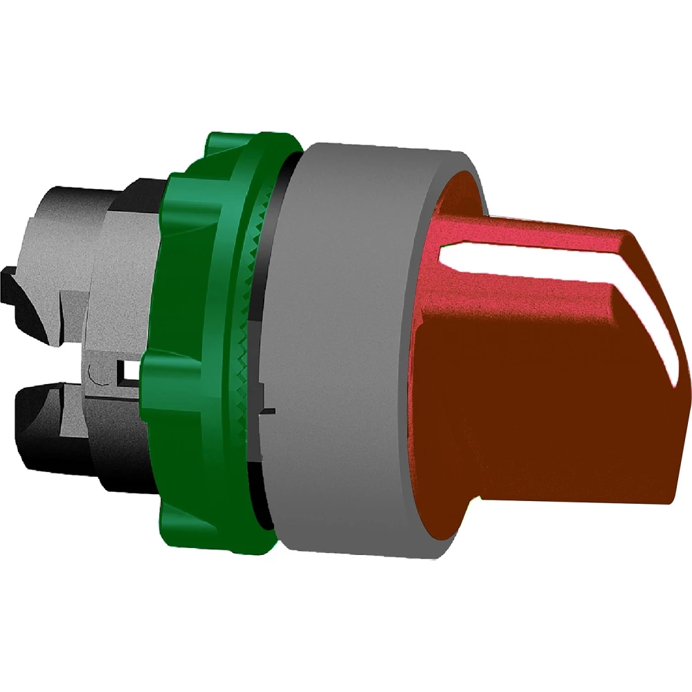 Schneider Electric kop keuzeschakelaar rood 3 pos. Schneider Electric kop keuzeschakelaar rood 3 pos.