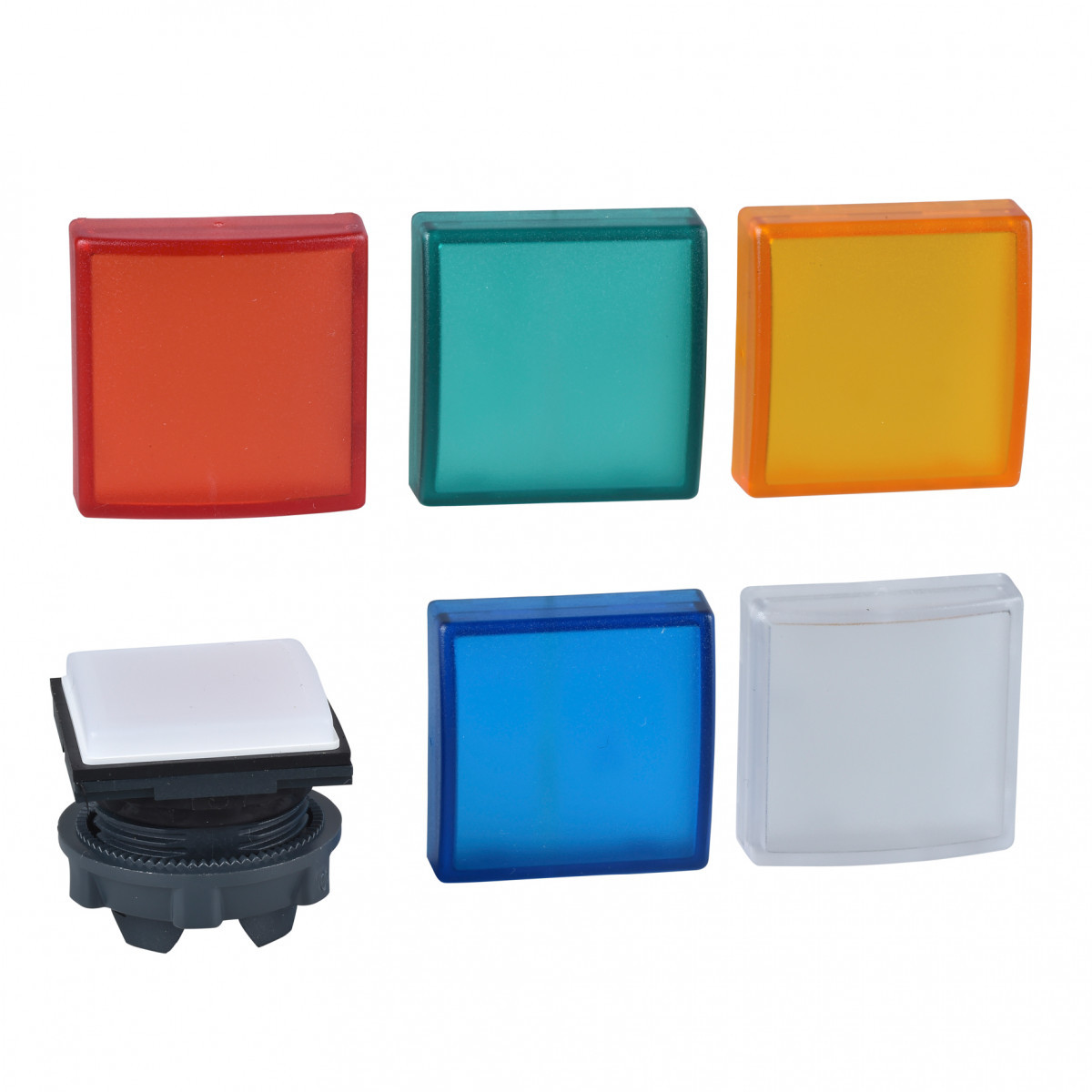 Schneider Electric kop signaallamp vierk P-led 5K Schneider Electric kop signaallamp vierk P-led 5K