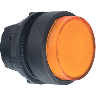 Schneider Electric kop verl.drukknop P-led oranje