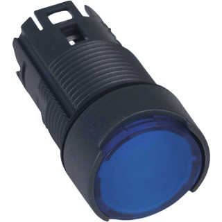 Schneider Electric kop verlichte drukknop blauw