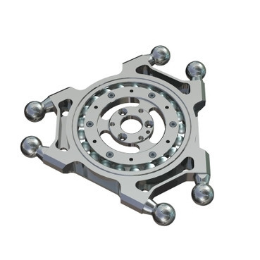 Schneider Electric Lexium T, P P4 Parallele inox plaat met lagers en kogelpennen