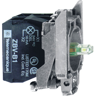 Schneider Electric lichaam verl.drukkn.P-led WT