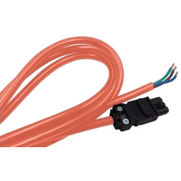 Schneider Electric Lighting and power sockets Oranje Stroomkabel 3 M (118,11") lang voor ul led lampen met meervoudi