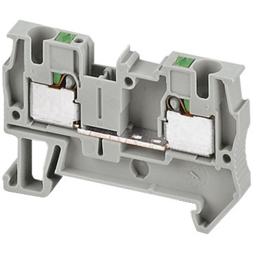 Schneider Electric Linergy TR terminals blocks Linergy - doorvoer klemmenblok - 4MM² - 32a - enkel - push-in - grijs
