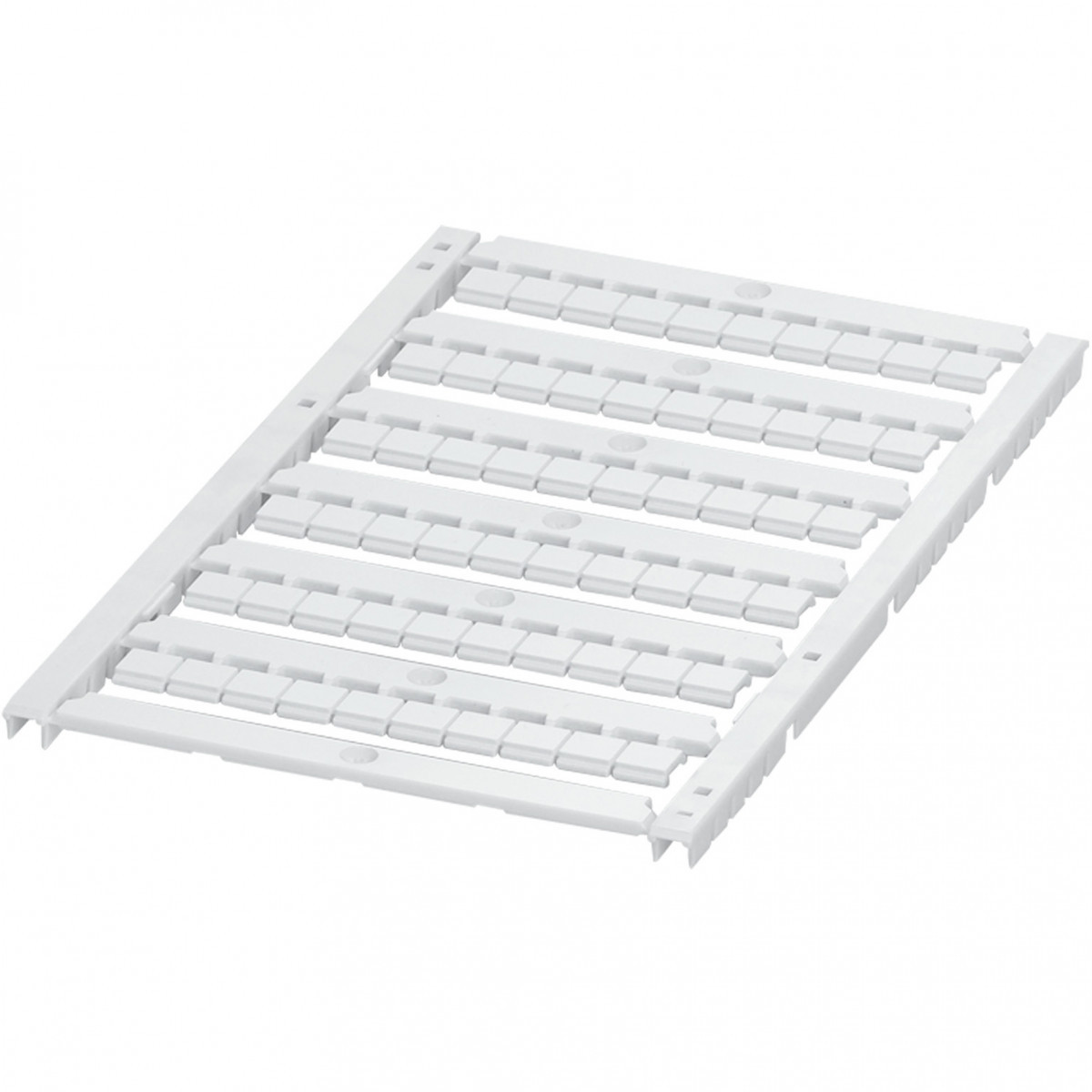 Schneider Electric Linergy TR terminals blocks Markeerkaart - plat - 6 strips - 6MM - ongedrukt - 60 tekens - wit