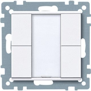 Merten Impulsdrukker 2V polarwit