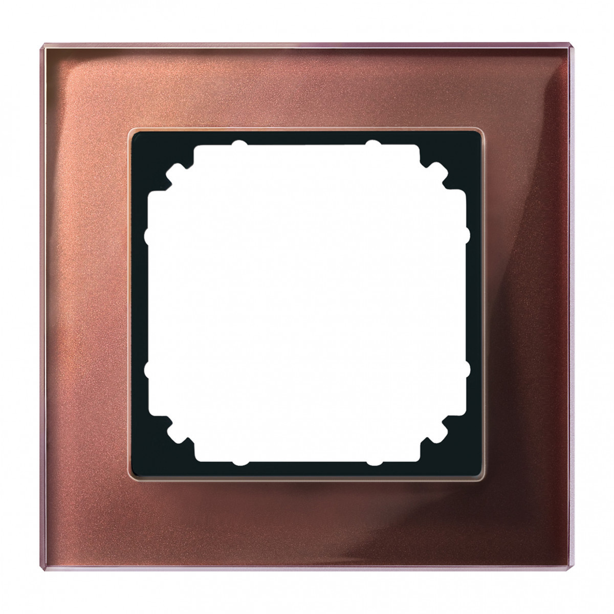 Merten M-elegance afdekraam 1V horizontaal en verticaal bruin ip20