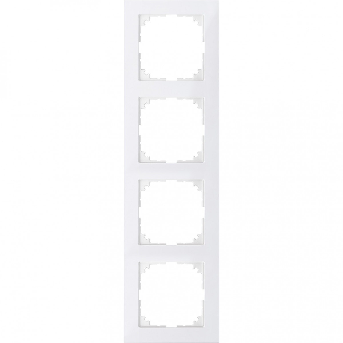 Merten Systeem-M afdekraam 4V horizontaal en verticaal wit ip20