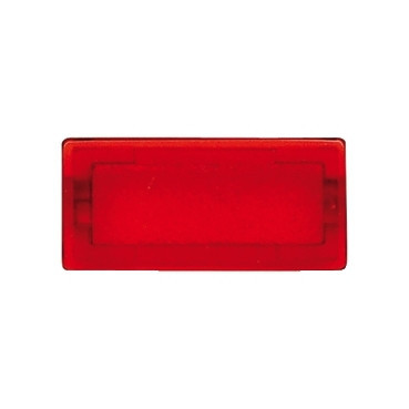 Schneider Electric Merten Aquadesign Symbolen - rechthoekig - neutraal - rood-transparant Schneider Electric Merten Aquadesign Symbolen - rechthoekig - neutraal - rood-transparant